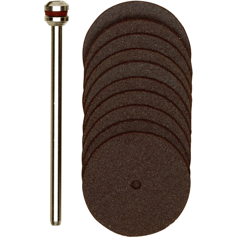 Proxxon Universal Trennscheiben für Metall, 10 Stück inkl. 1 Träger, Durchmesser: 22 mm, Braun - Bild 2