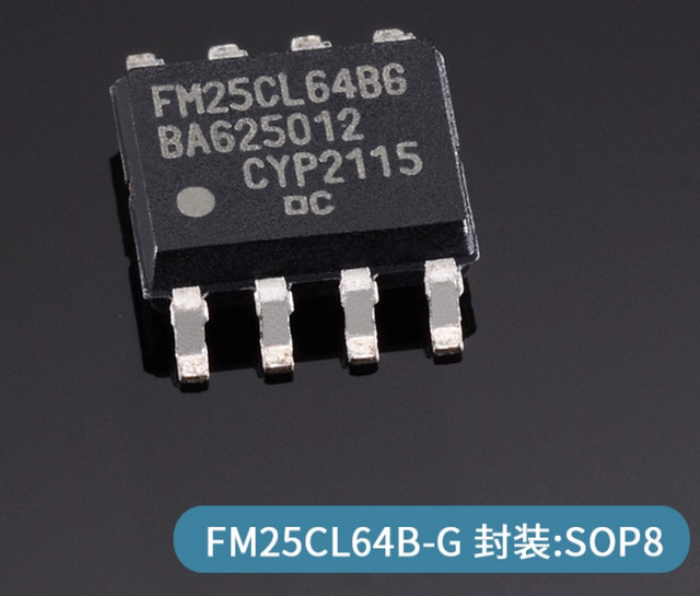 10 Stück FM25CL64BG FM25CL64B-G Speicherchips in Schwarz SOP-8 - Bild 1