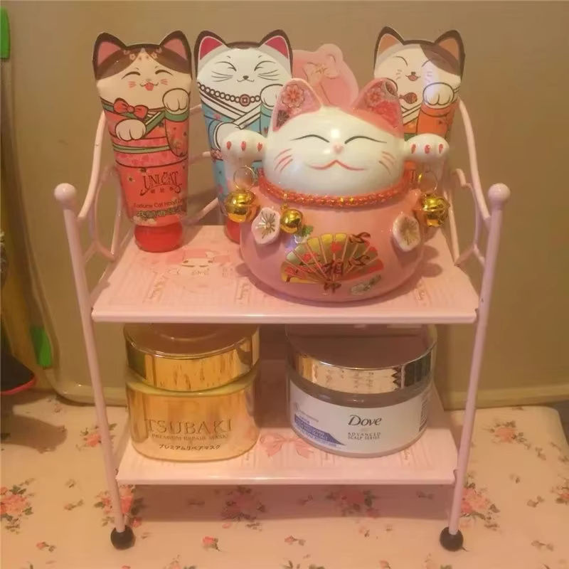 Sanrio My Melody Herz Aufbewahrungsregal aus Eisen in Pink für deinen Schreibtisch - Bild 2