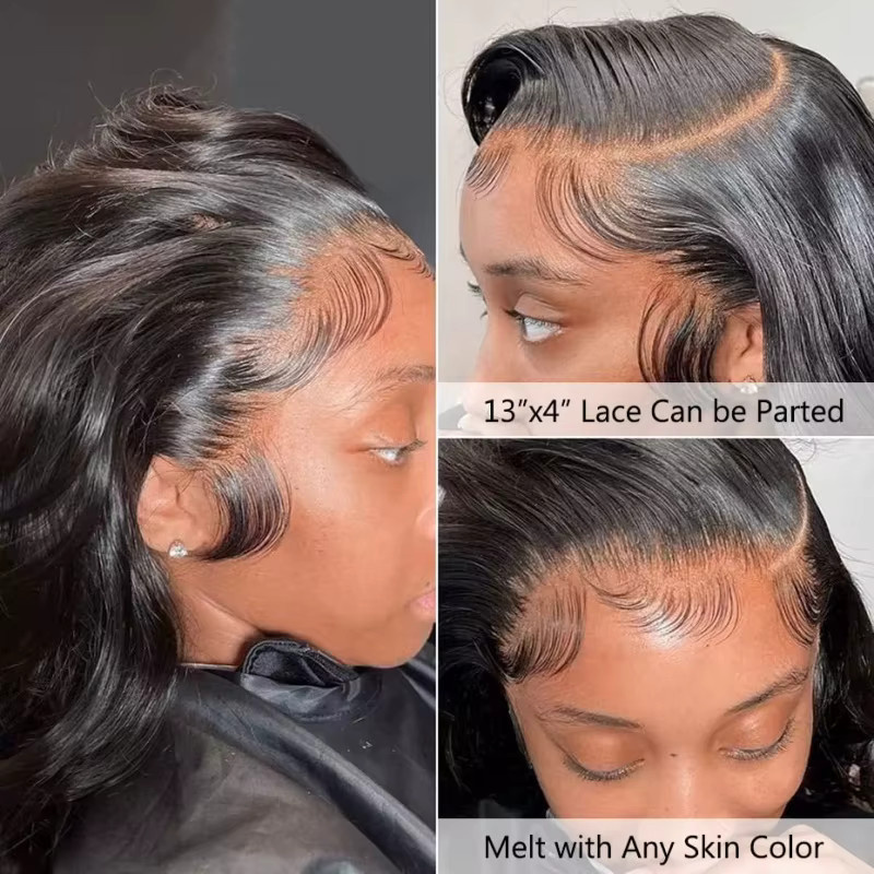 Suri Hair Body Wave Synthetische Lace-Front-Perücke, 150 % Dichte, Damen - Bild 2