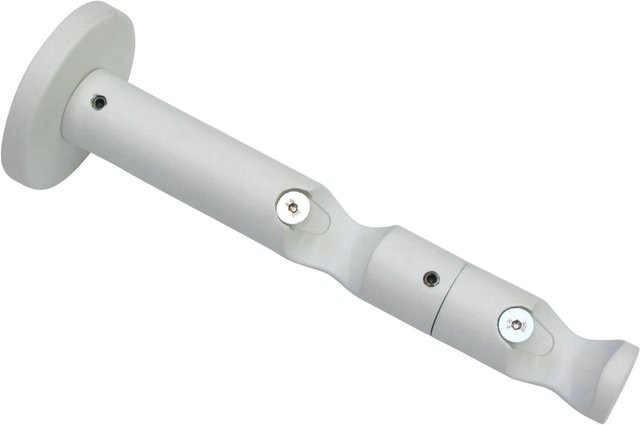 Schöner Wohnen Wandhalter Leon 2-läufig für Gardinenstangen Ø 20 mm Weiß-Matt aus Metall - Bild 1