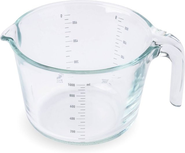 Fackelmann Messbecher aus Glas, transparent, 1 l - Bild 1
