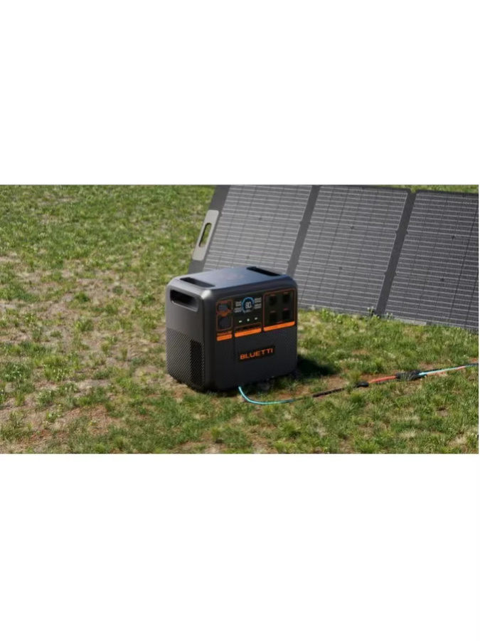 BLUETTI Premium 200 V2 AC270P Professionelle Powerstation in Schwarz mit 2073,6Wh Akku und 4x2700W Solargenerator - Bild 1