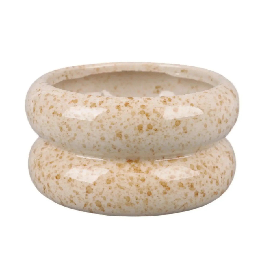 House of Nature Keramiktopf Crossfield beige Durchmesser: 20 cm - Bild 1