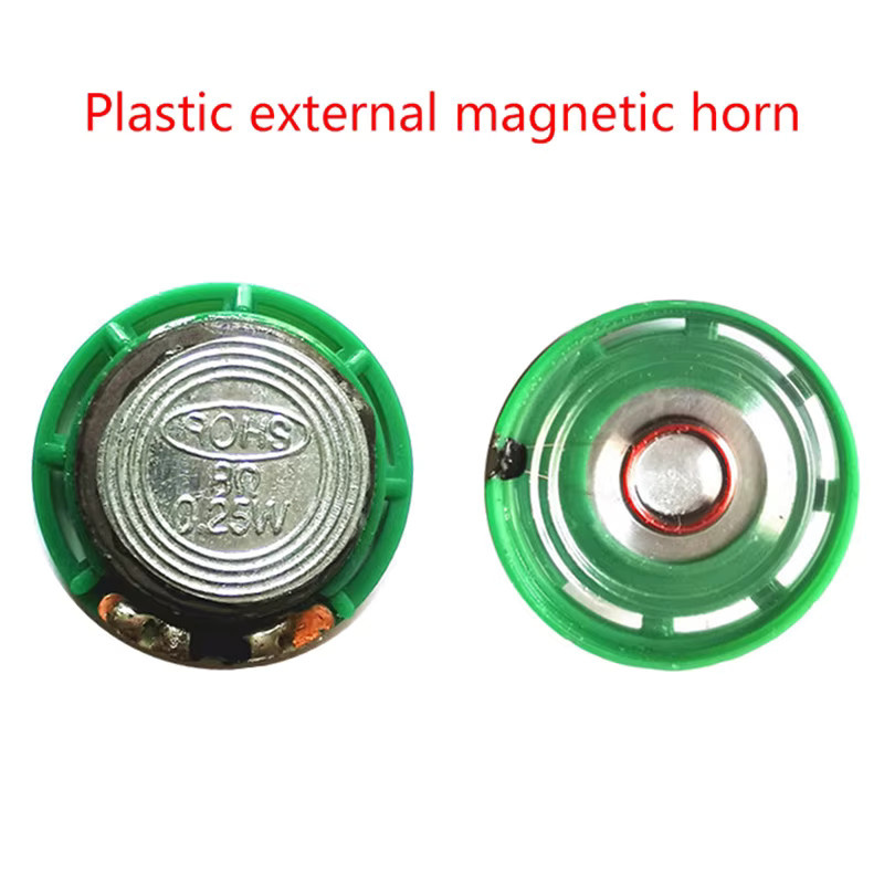 Marbit 5er Set Magnetische Mini Lautsprecher in Grün, Runde Form, 29mm Ersatz Lautsprecher für Elektronik und Spielzeug - Bild 2