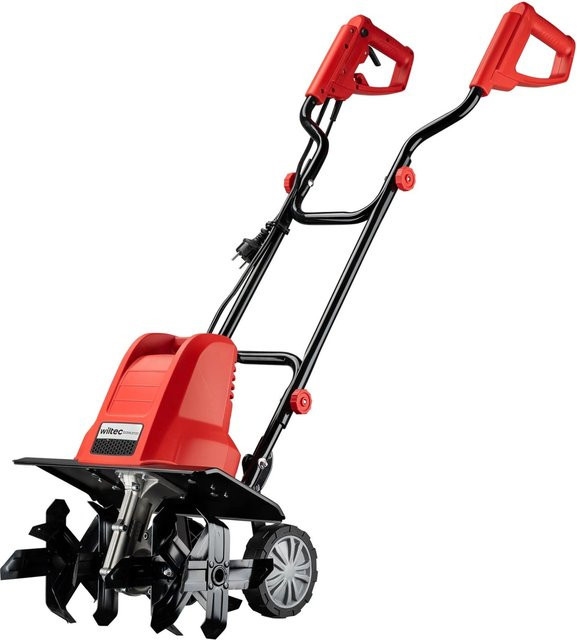 Wiltec Elektro Gartenhacke 1500W Rot-schwarz Gartenfräse Bodenfräse Kultivator - Bild 1