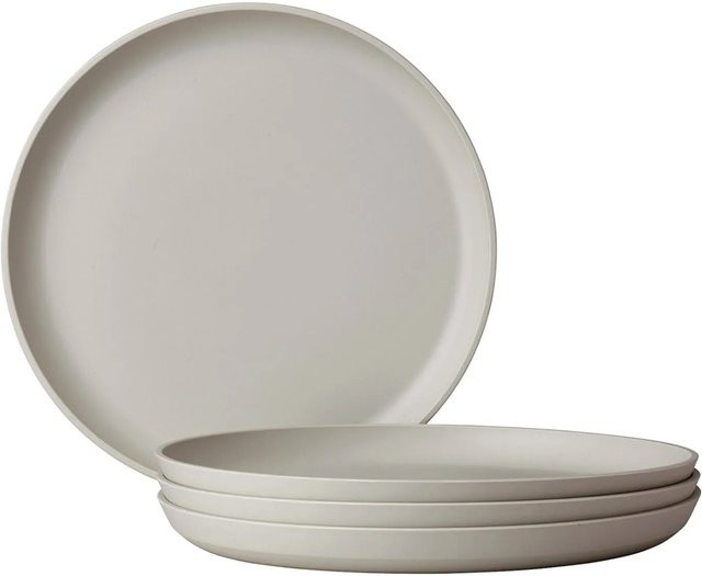 Mepal Silueta Frühstücksteller 4er Set in White, Durchmesser: 23 cm - Bild 1