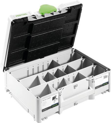 Festool Systainer T-LOC SORT-SYS3 M 137 DOMINO Zubehörbox in Grau - Bild 1