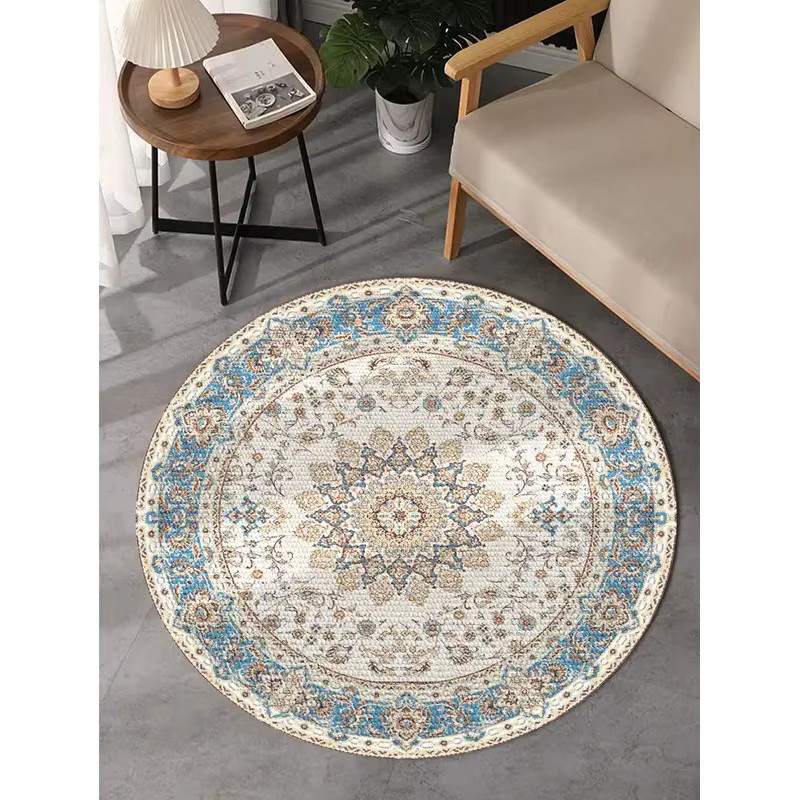 VIKAMA Teppich im orientalischen Design, modern und rund, Multicolour - Bild 1