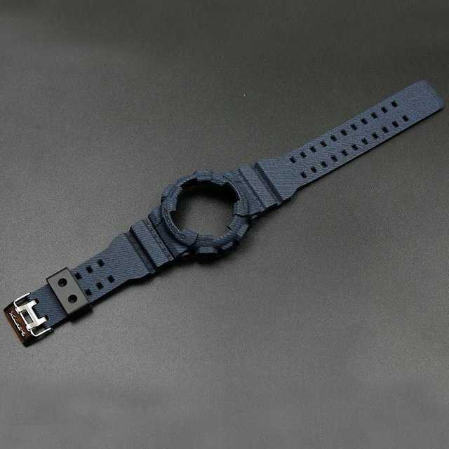 Casio Uhrenarmband, Silikon, blau, Herren - Bild 1