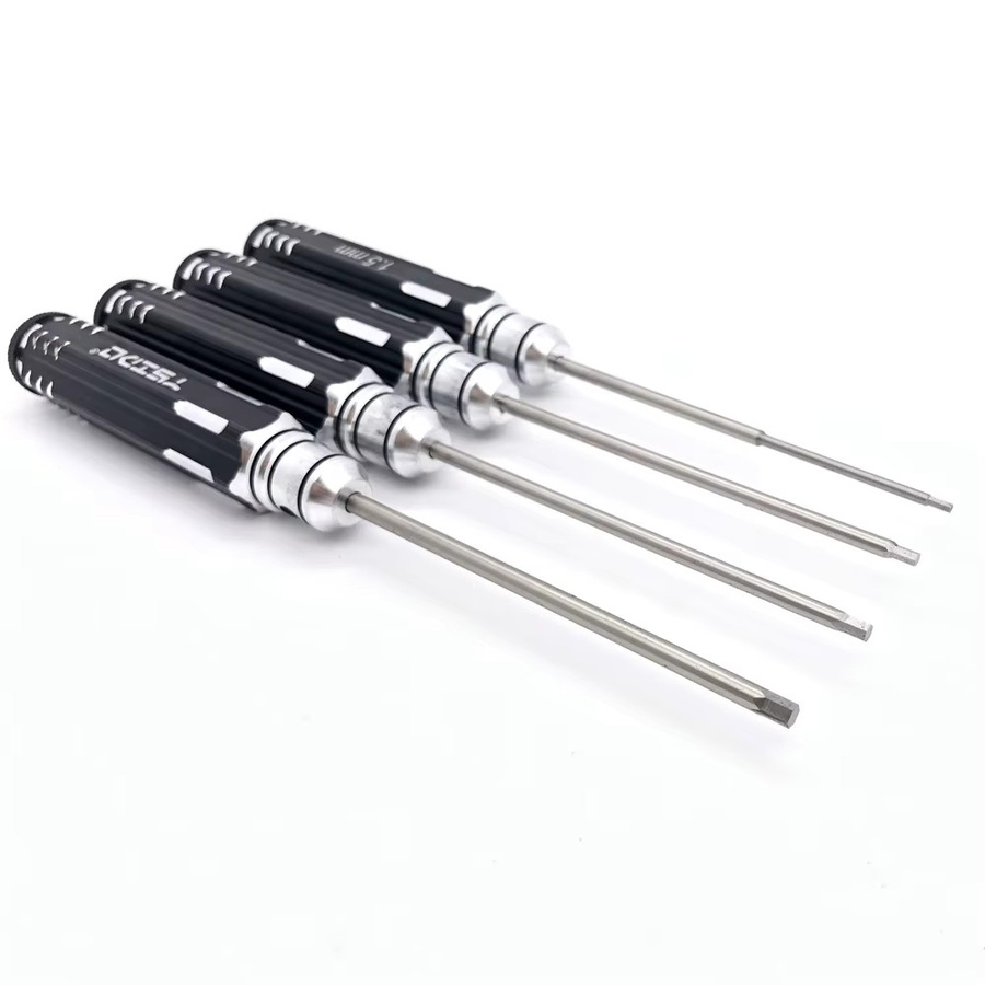 Ysido Sechskantschraubendreher Set für RC Modelle in Schwarz, 4er Pack mit 1,5mm, 2,0mm, 2,5mm und 3,0mm - Bild 2