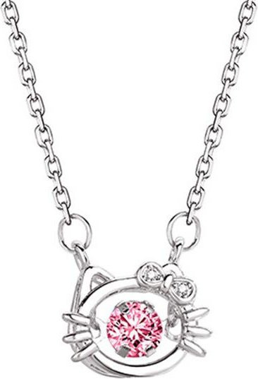 Lucky Star Jewelry Halskette, 925 Silber, Zirkonia, Kristall, Damen - Bild 1