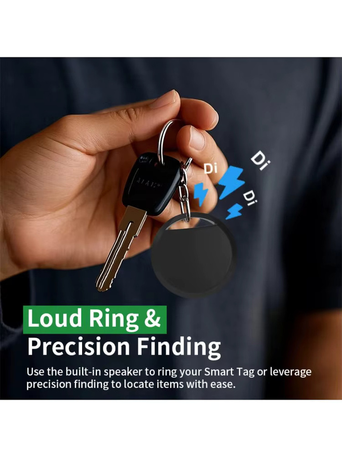 RSH Bluetooth GPS Tracker Key Finder und Pet Locator für Android Google Find My Device in Schwarz und Gelb - Bild 6