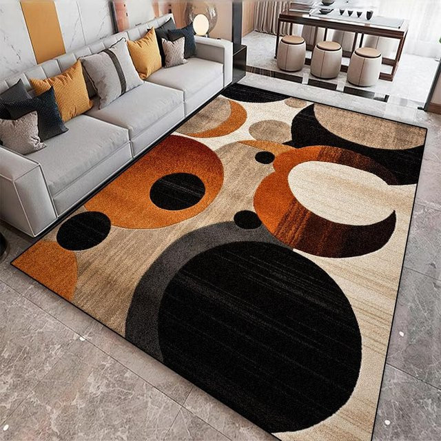 Moderner geometrischer Teppich von Wucifang Jewelry, weich und rutschfest, mehrfarbig, B/T: 200 x 300 cm - Bild 1