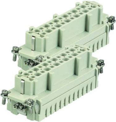 Harting Kontakteinsatz Crimp 09 33 024 2712 in Grau - Bild 1