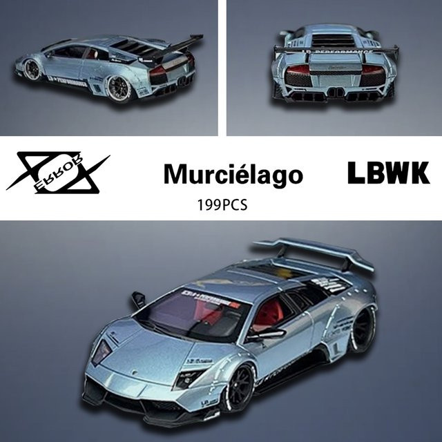 404Error Murciélago LBWK LP640 Wide-Body Modellauto, 1:64, Harz - Bild 1