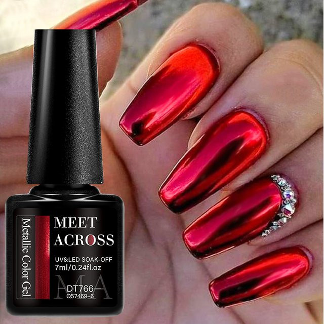 Meet Across Gel Nagellack, Metallic, Glitter - Bild 1