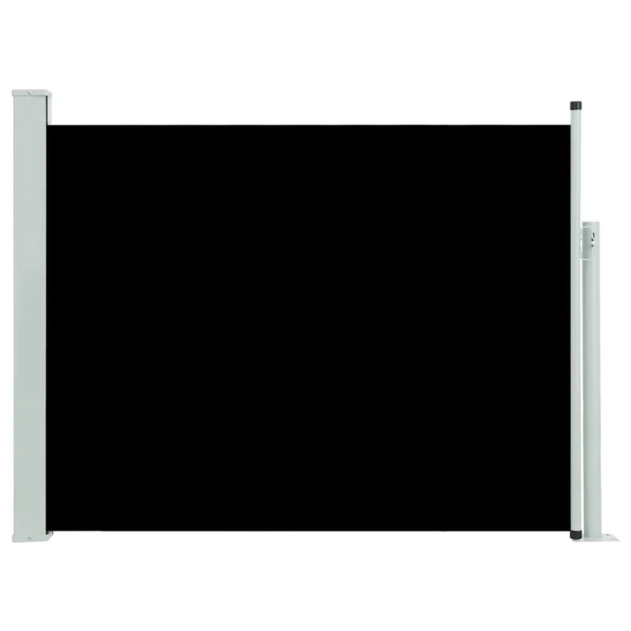 Furnicato Ausziehbare Seitenmarkise aus Polyester in Schwarz, B: 140 cm, T: 500 cm - Bild 2