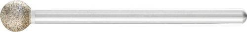 PFERD CBN-Schleifstift Kugel Ø 6,0 mm Schaft-Ø 3 mm B126 mittel zum Gravieren und Entgraten in Silber - Bild 1