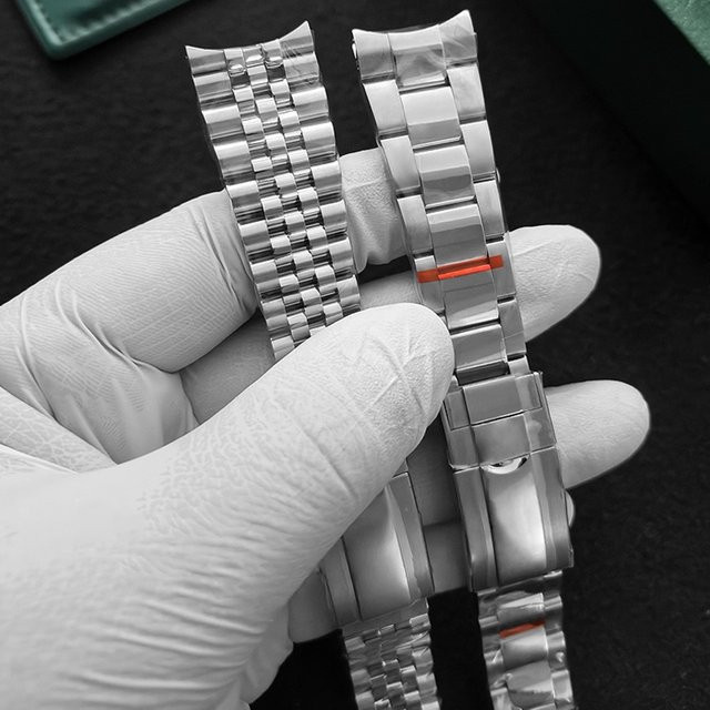 Hiyii Uhrenarmband Edelstahl, Silber, 20/21 mm, Unisex - Bild 1
