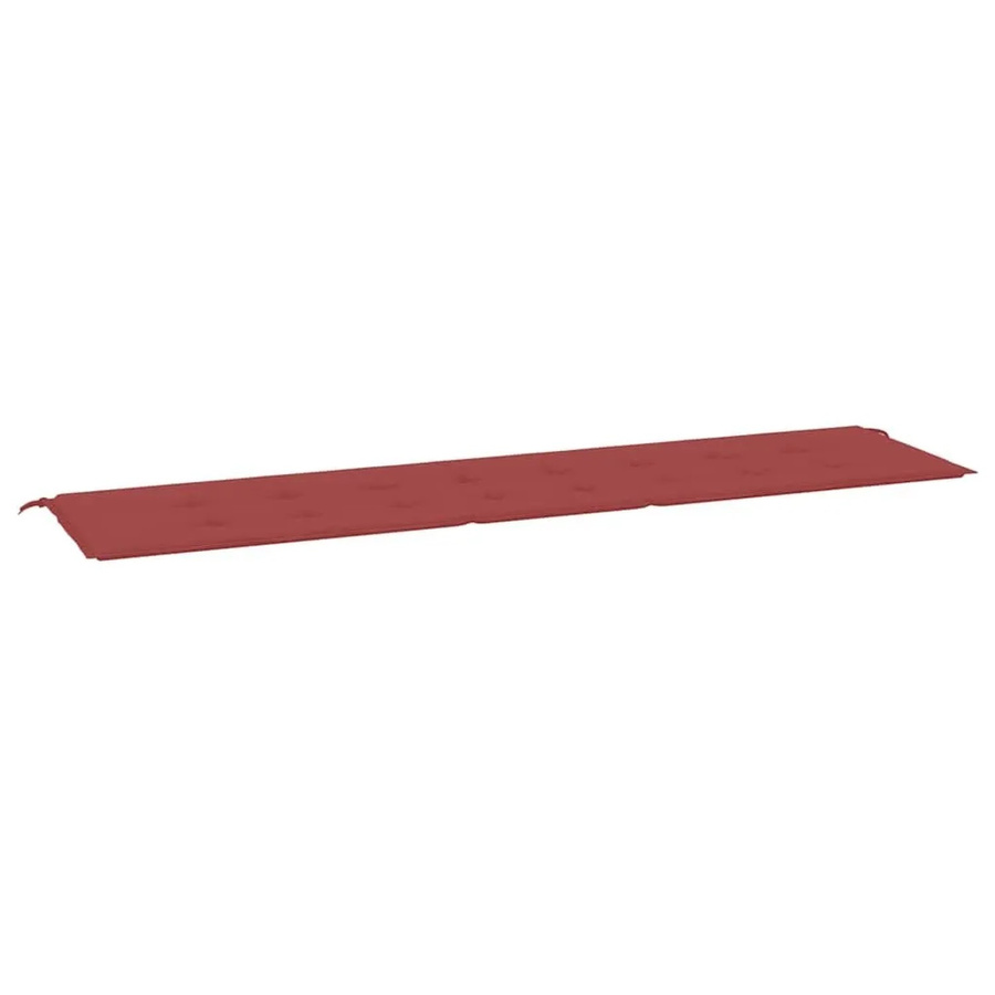 vidaXL Gartenbank-Auflage Weinrot aus Oxford-Gewebe, B/T/H: 200 x 50 x 4 cm - Bild 2