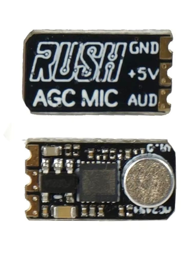 RUSH AGC 5V DC MIC Mikrofon Audio-Eingang für RUSH TANK Mini FPV RC Drohne VTX Video-Sender Ersatzteil in Schwarz - Bild 3