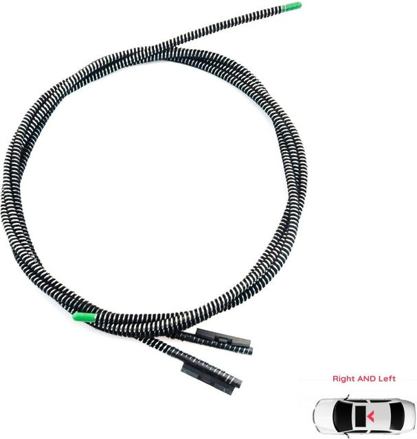 BROSS Panorama-Schiebedach Reparaturrinne Antriebskabel Links und Rechts für Mercedes C-Klasse W205 S205 2013-2023 Schwarz BSR577 - Bild 1