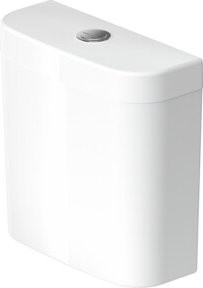 Duravit Spülkasten Happy D.2 in Weiß mit Dual-Flush-System und Aufputz-Montage, Breite: 39,5 cm - Bild 1