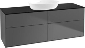 V&B Waschtischunterschrank Finion in Anthrazit matt, B/T/H: 160 x 50,1 cm - Bild 1