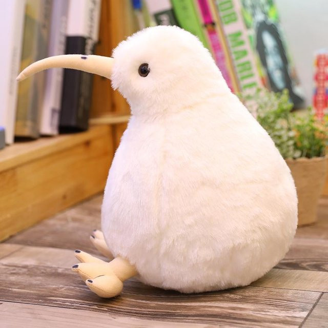 Kidsly Kiwi Vogel Plüschtier, weiß, 50cm - Bild 1