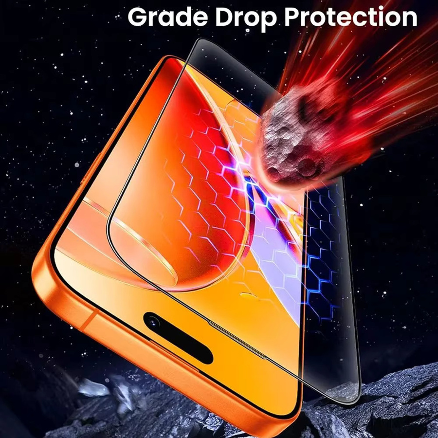 6-in-1 Vollschutz Hartglas Set für Apple iPhone 17 16 15 14 13 12 11 Pro Max Plus Air 16e inklusive Kameraschutzglas in Transparent - Bild 3