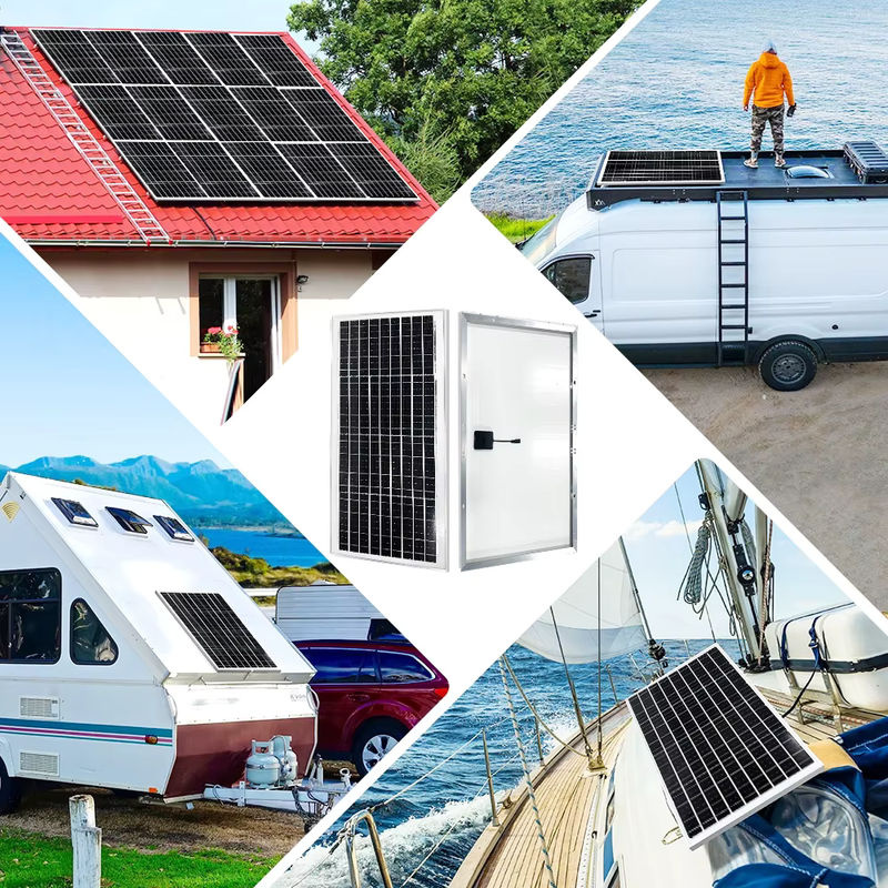 SOECOPO Tragbares Solarpanel 1500 W, hocheffiziente 10BB-Zellen Güteklasse A+, wasserdichtes Design in Schwarz, 18 V für Wohnmobil, Boot und Ausflüge - Bild 6