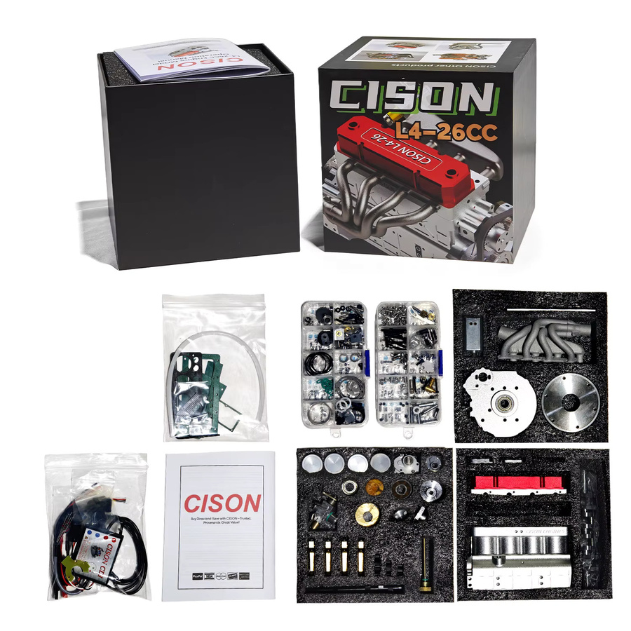 CISON L4 Motor 26CC Miniatur-Inline-Modell Vierzylindermotor, Motormodell - Bild 2