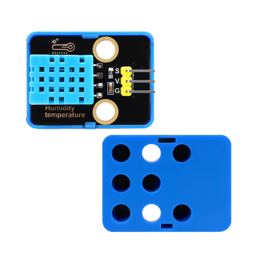 Keyestudio XHT11 Temperatur- und Feuchtigkeitssensor in Blau, kompatibel mit DHT11 für Arduino-DIY-Projekte und Lego-Bausteine - Bild 4