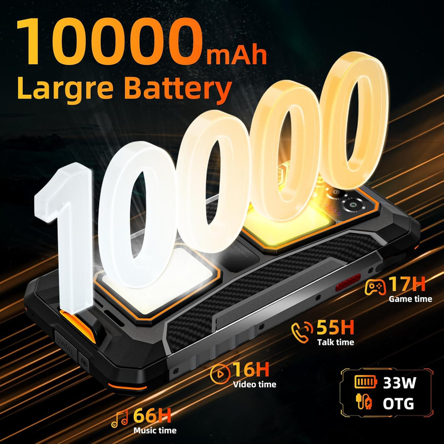 OUKITEL WP58 PRO 5G Smartphone mit 512 GB Speicher, 6,7 Zoll Display und 10000mAh Akku in Grün - Bild 9
