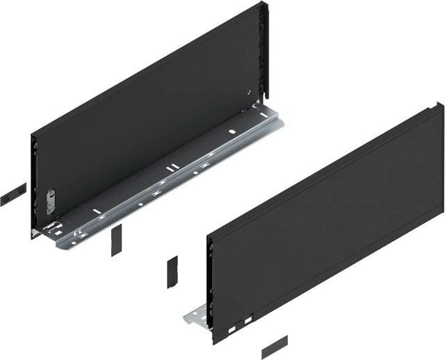 Blum Zarge Legrabox Pure Höhe C Nennlänge 450 mm Carbonschwarz Matt - Bild 1