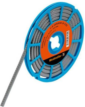 Weidmüller CLI C 1-3 GR/SW 8 CD Kennzeichnungsring in Grün/Schwarz mit Aufdruck 8 für einen Außendurchmesser-Bereich von 2,5 bis 5 mm - Bild 1
