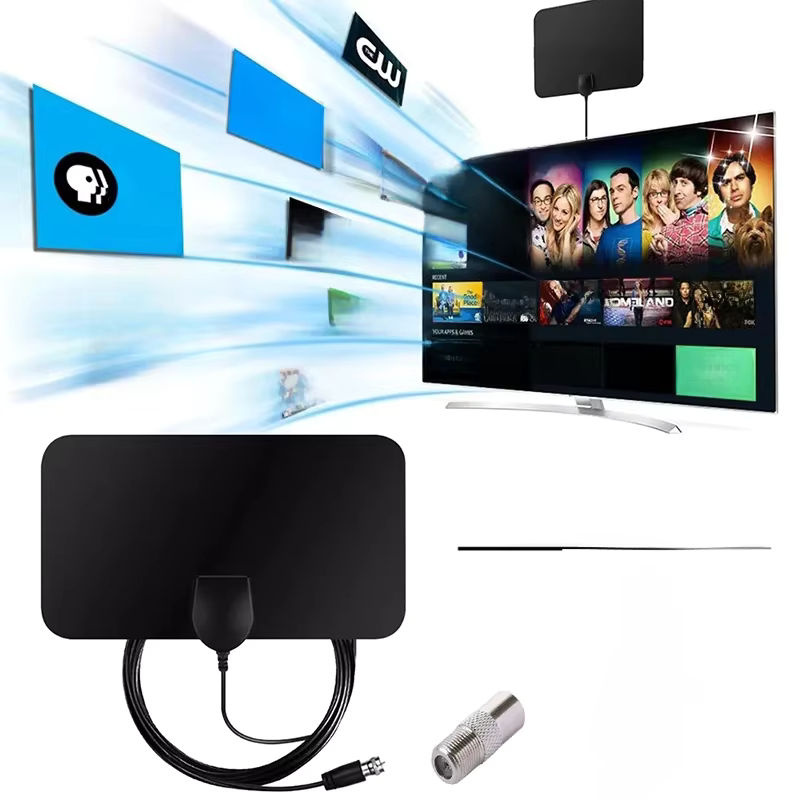 SEamopar TV-Antenne für digitale DTV-Boxen mit 1080p DVB-T2 Unterstützung und Booster in Schwarz - Bild 7