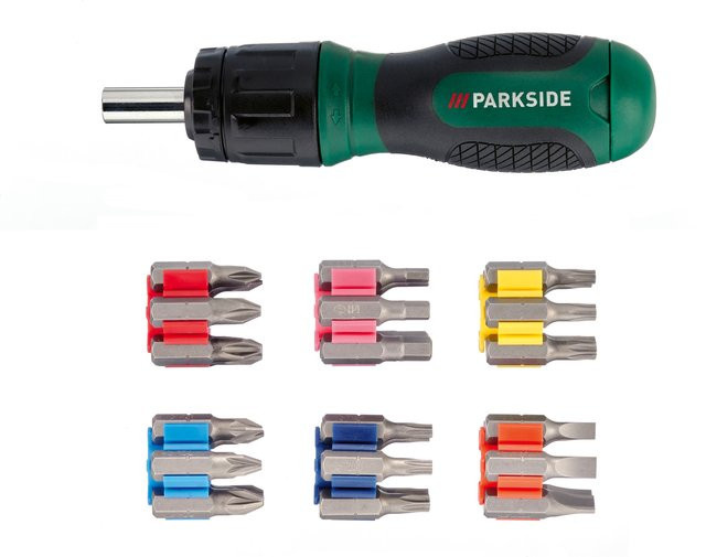 Parkside PSRB 31 A1 Schraubendreher mit Ratschenfunktion und 31-teiliges Bit-Set - Bild 1