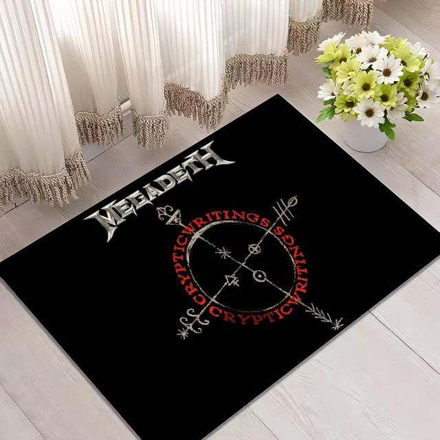 Megadeth Band Fußmatte Lodestar, Schwarz, B/T: 200 x 40 cm, rutschfest und waschbar - Bild 1