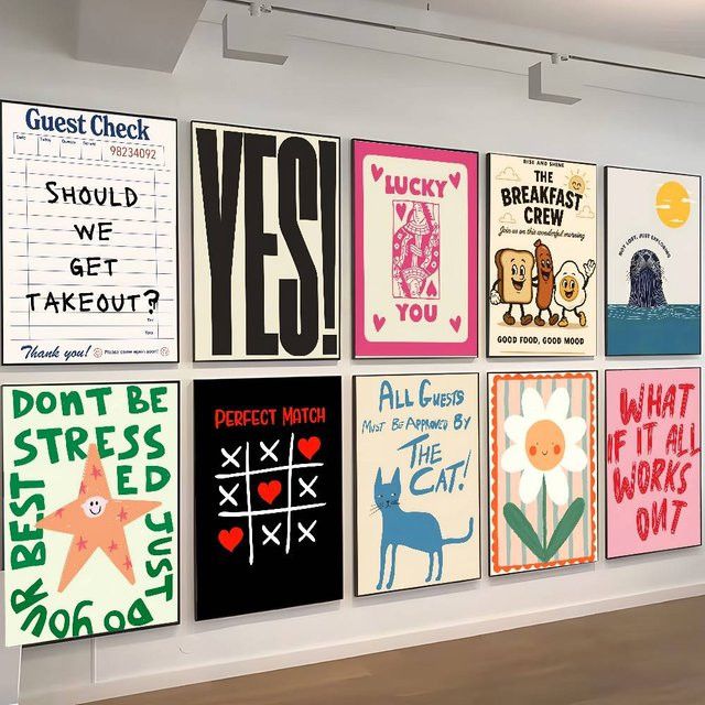 Selbstklebendes Wandposter mit lächelndem Gänseblümchen und Seestern als dekorative Blumenkunst für deine Wanddekoration - Bild 1