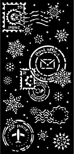 Schablone Gear up for Christmas Snowflakes - Bild 1