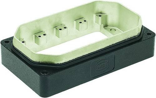 Harting Anbaugehäuse 4 Standard in Schwarz aus Aluminium 09400480331 - Bild 1