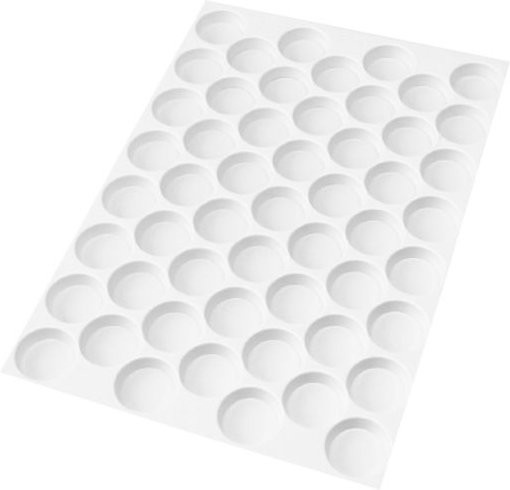 Schneider Ausstechmatte aus Kunststoff, weiß, B: 39,0 cm, L: 58,0 cm, H: 5,3 cm - Bild 1