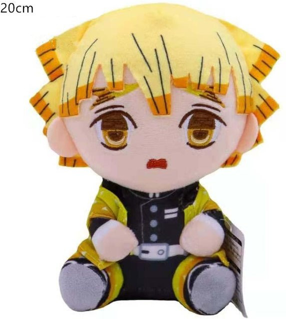 Wucifang Bags Demon Slayer Kamado Tanjirou Giyuu Zenitsu, Plüschtier, 20cm - Bild 1