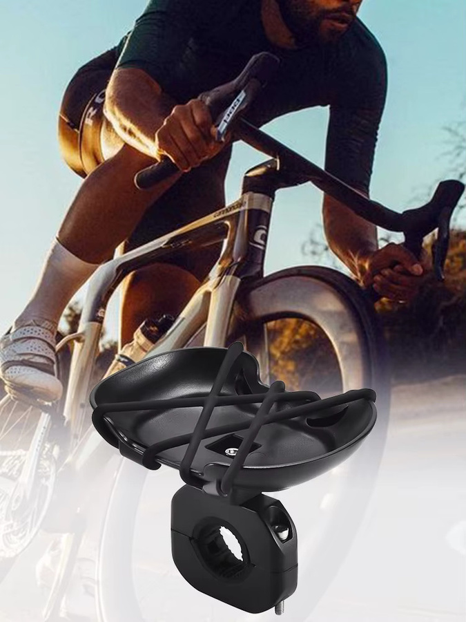 VODOOL Universelle Fahrrad-Lautsprecherhalterung mit verstellbarem Gurt in Schwarz für JBL CLIP 5 und JBL CLIP 4 - Bild 6