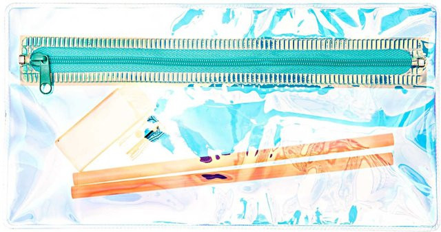 Rico Design Paper Poetry Etui holographisch mehrfarbig B: 12,5 cm, L: 24,0 cm - Bild 1