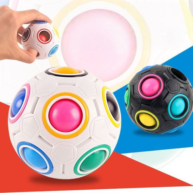 Meade Magischer Regenbogen-Puzzleball, Würfel, Geschwindigkeitsball - Bild 1