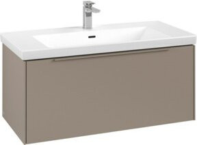V&B Waschtischunterschrank Subway 3.0 in Tau, B/T/H: 97,3 x 42,9 x 47,8 cm - Bild 1