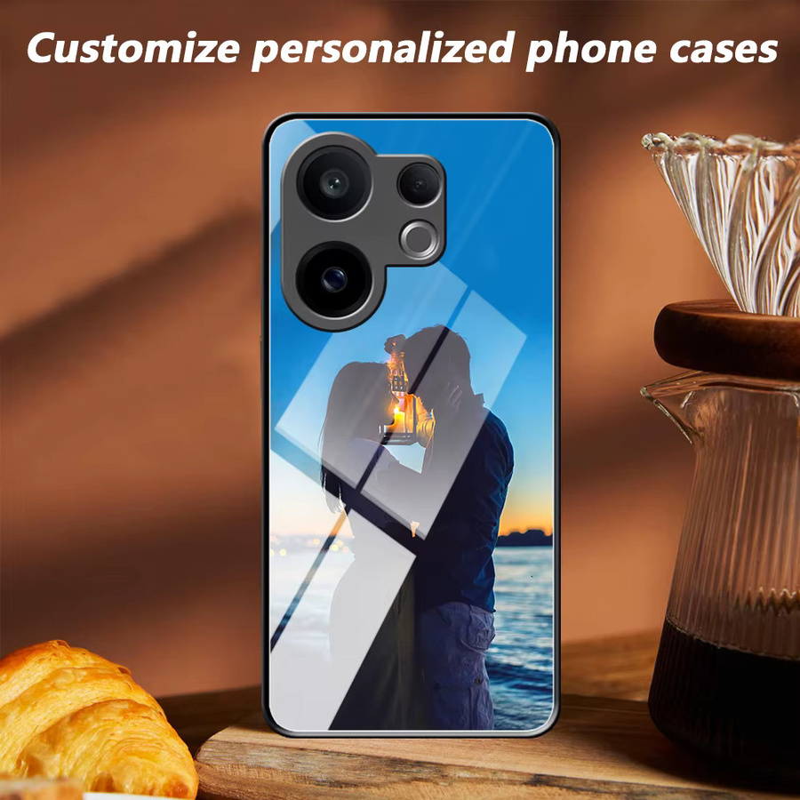 Personalisierte Fotospiegel-Handyhülle für Vivo V60 V50 V40 V30 Lite Pro SE 4 5G in Schwarz - Bild 2